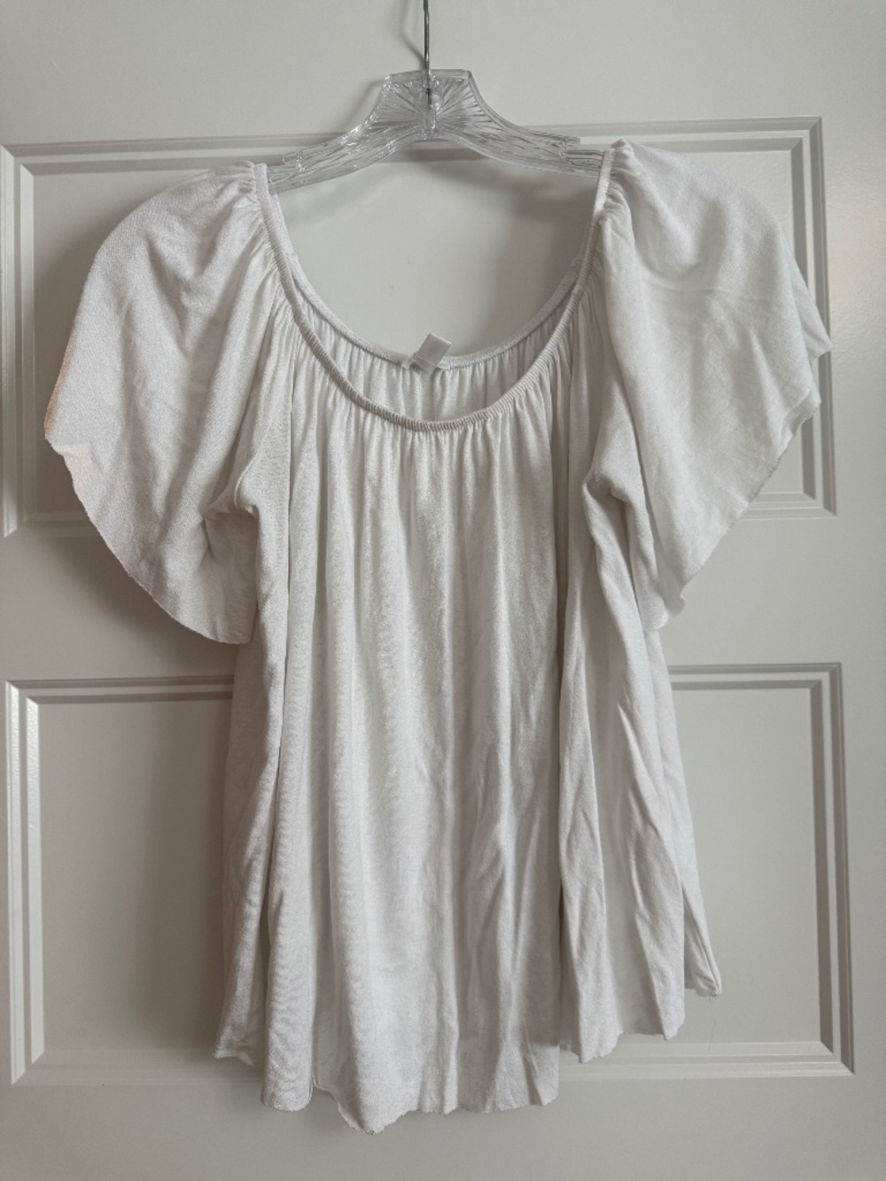 Bp White Off the Shoulder Blouse